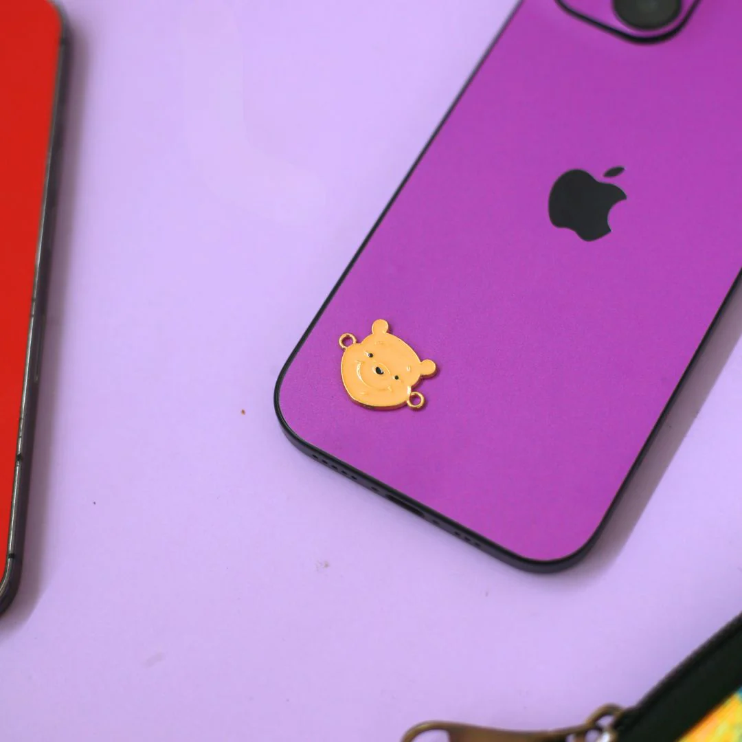 Charm Skins Purple Bear Mobile Skin