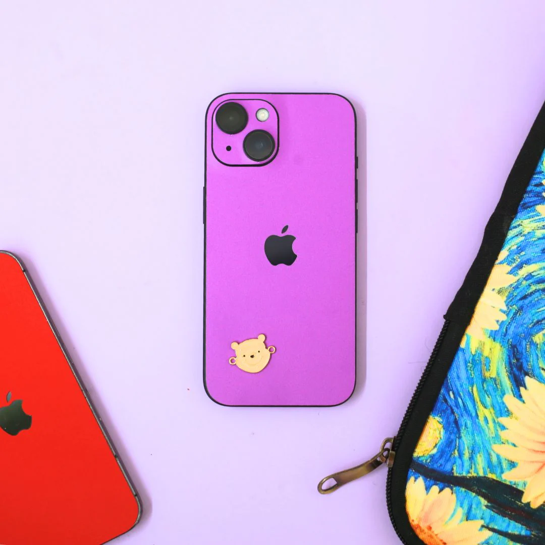 Charm Skins Purple Bear Mobile Skin - Image 2