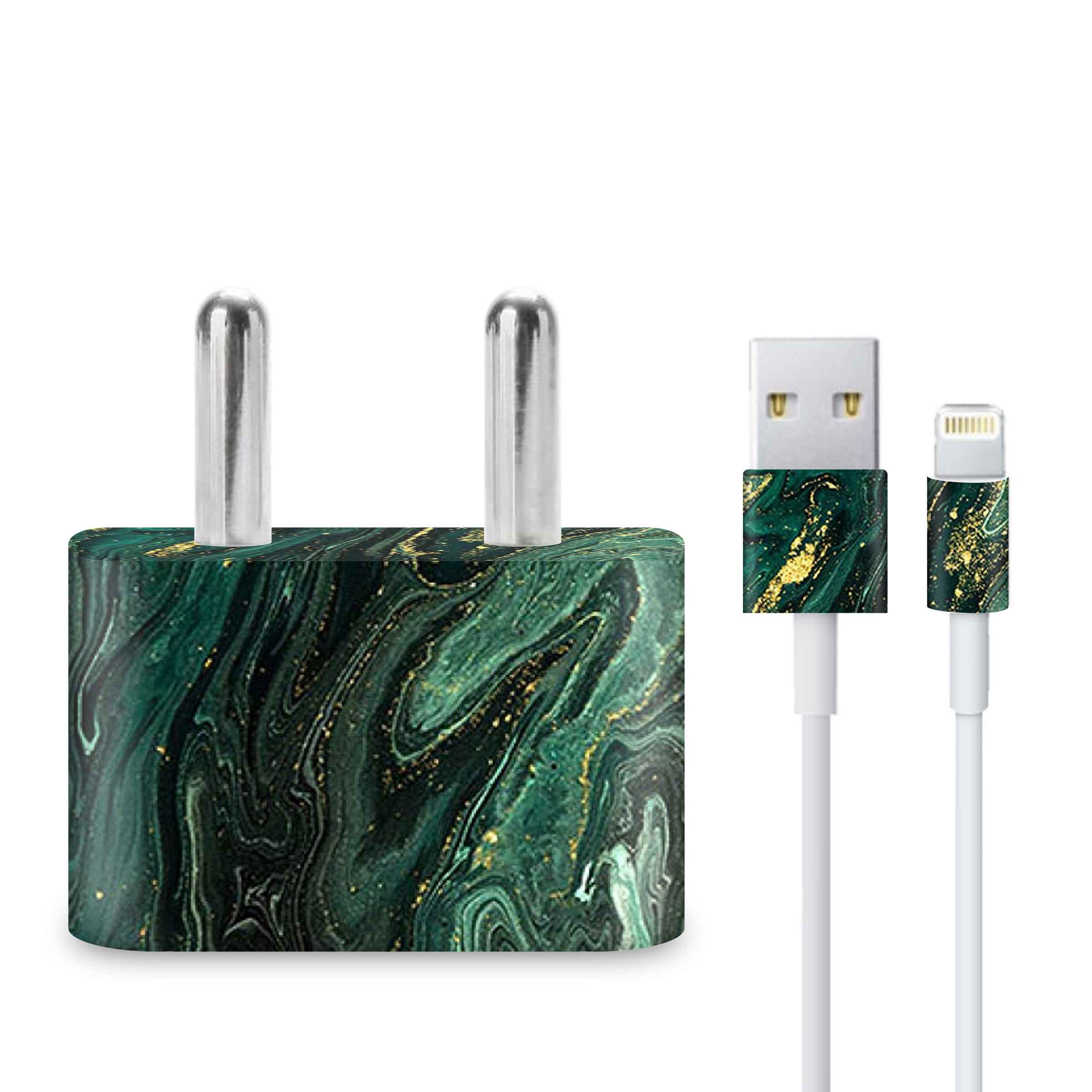 Green Marble Charger Skin - Image 3