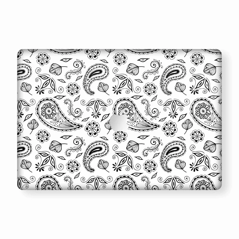 White Bandana MacBook Skins