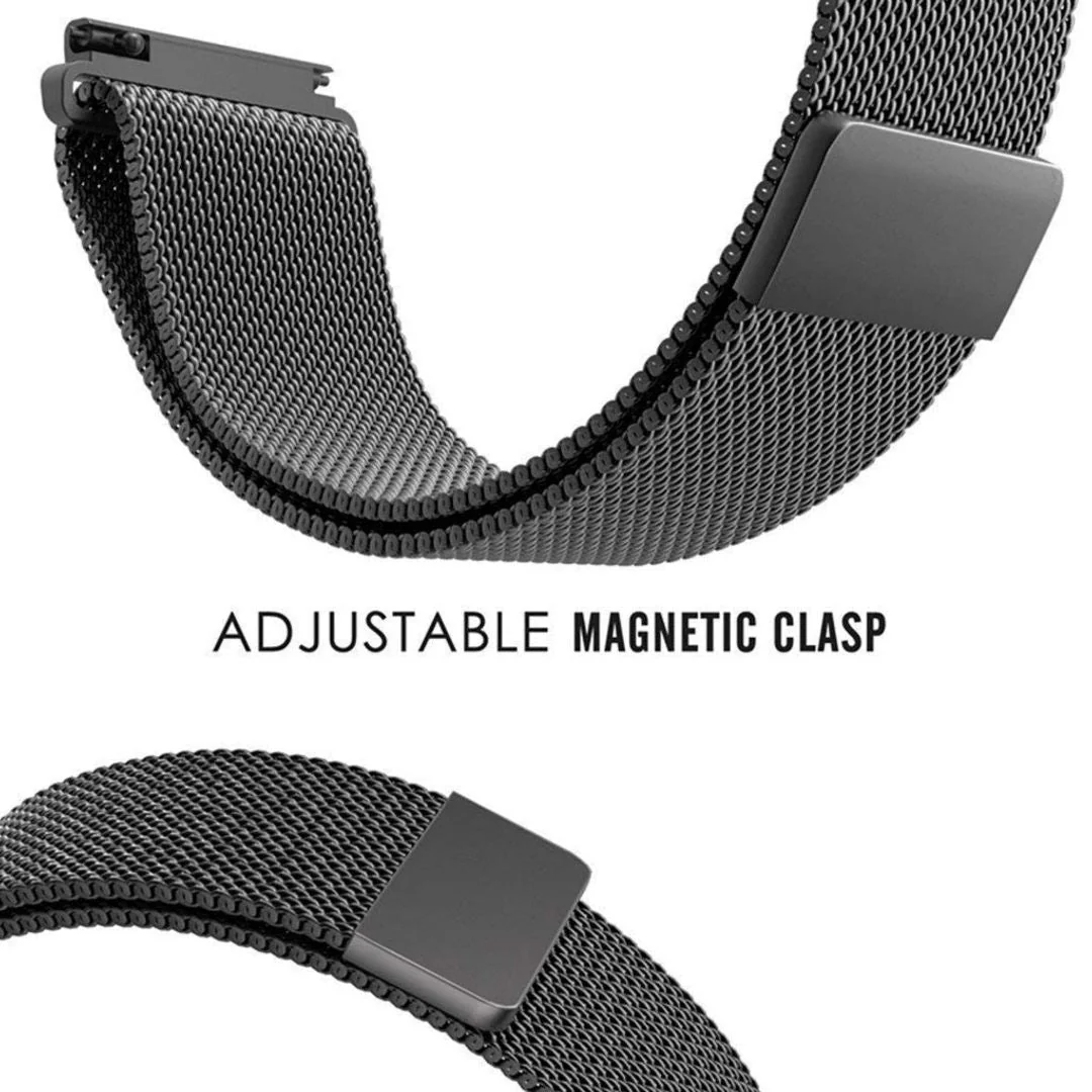 iWatch Melanese Mesh Strap Black, Silver& Rose Pink (Combo) - SELECT MM- WrapCart - Image 3