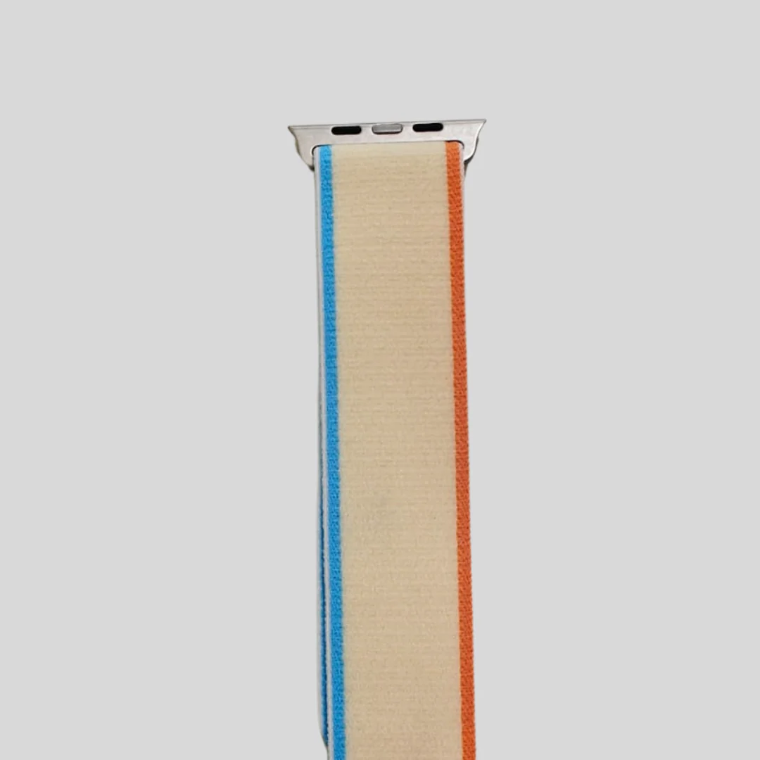 Apple Watch Mesh Fibred Velcro Strap White - 42/44/45/49 MM