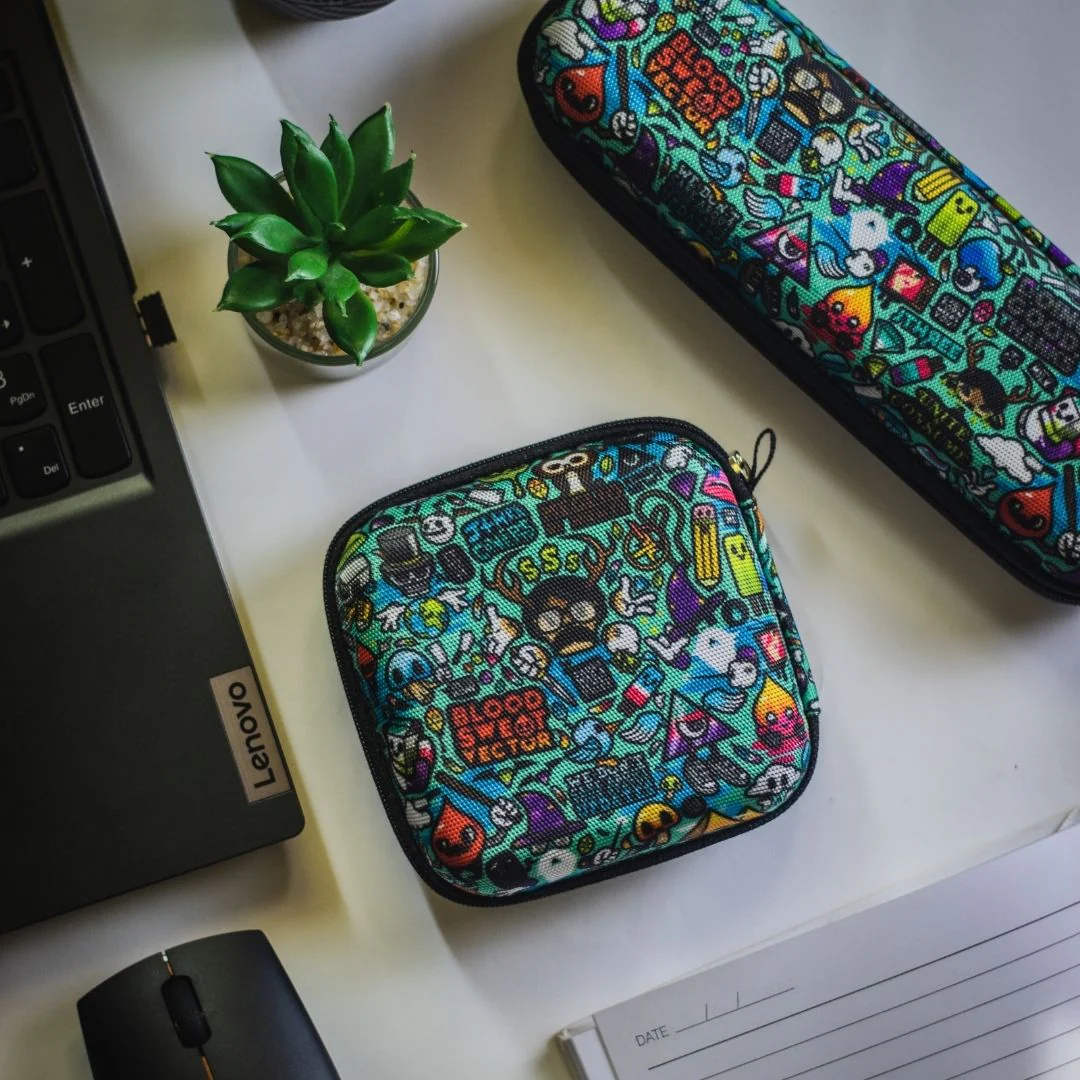 Multi Purpose Tech Organizer for Charger/Earphone/Pen Drives/Cable - Rectangle Shape - Image 3