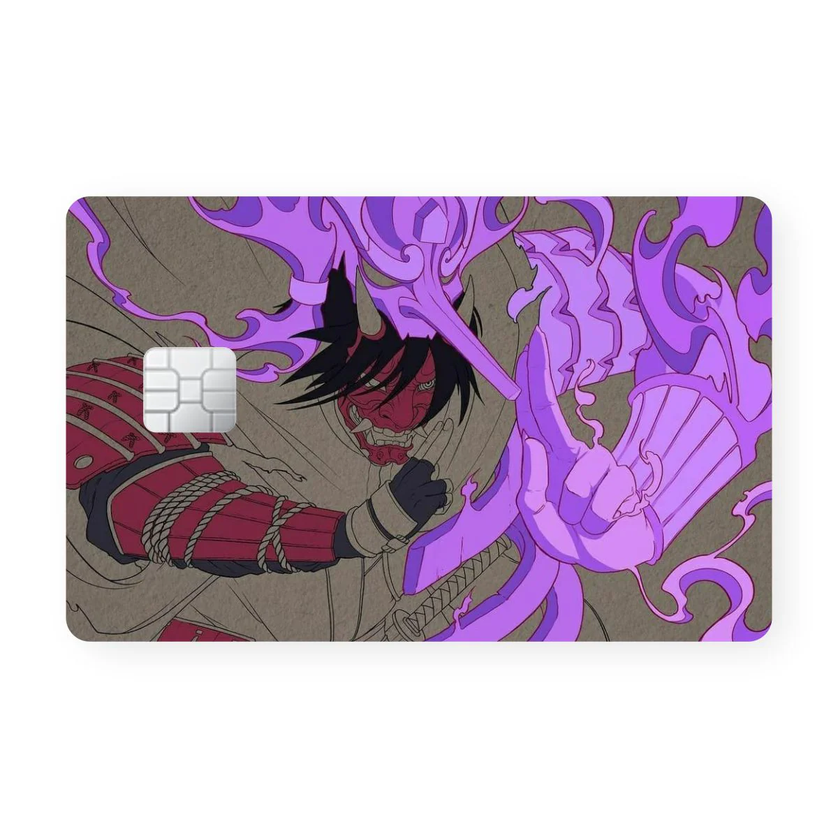 Partial Colored Sasuke Card Skin - Image 2