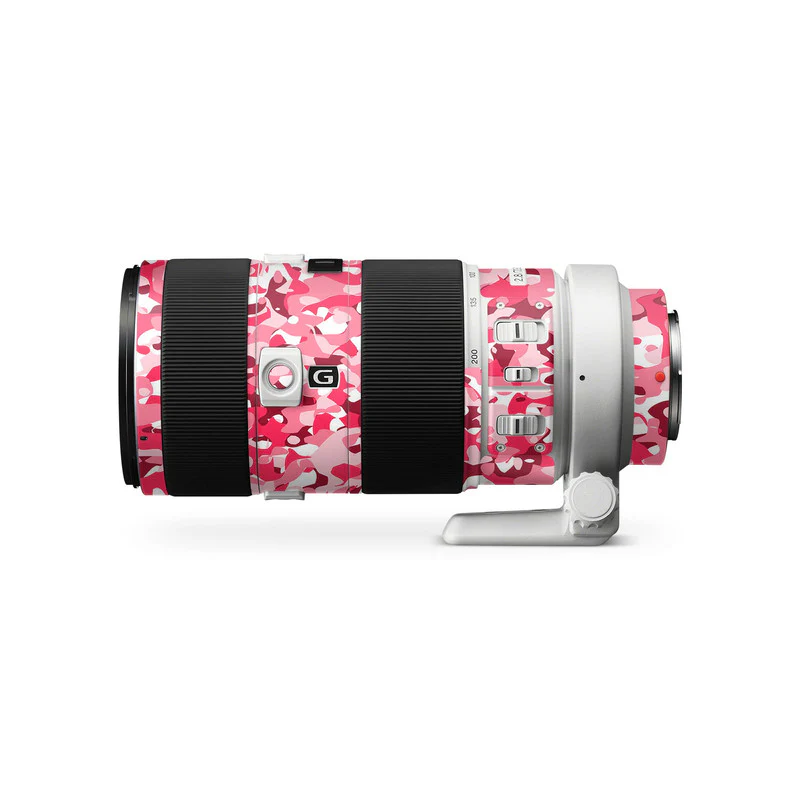 Pink Camo Camera Lens Skin