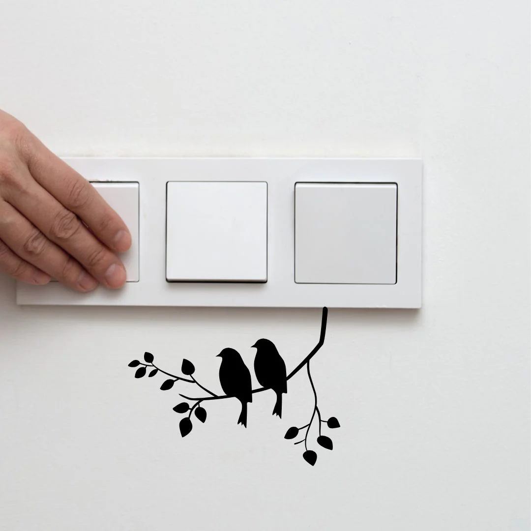 Couple Bird Wall Sticker