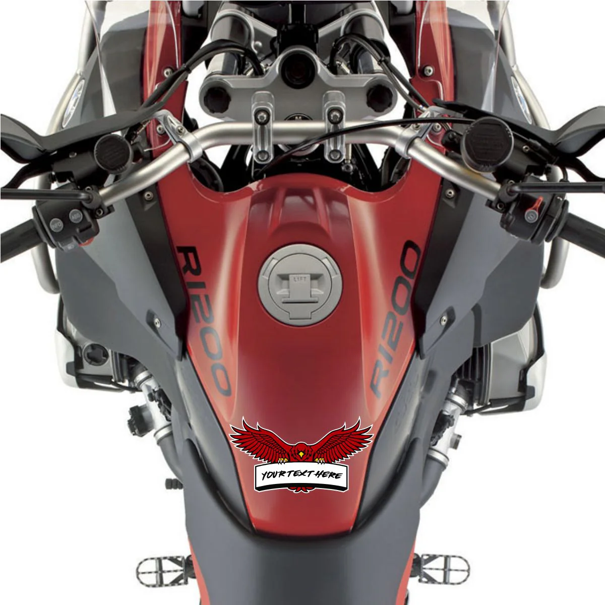Custom Eagle Bike Fuel Tank Decal