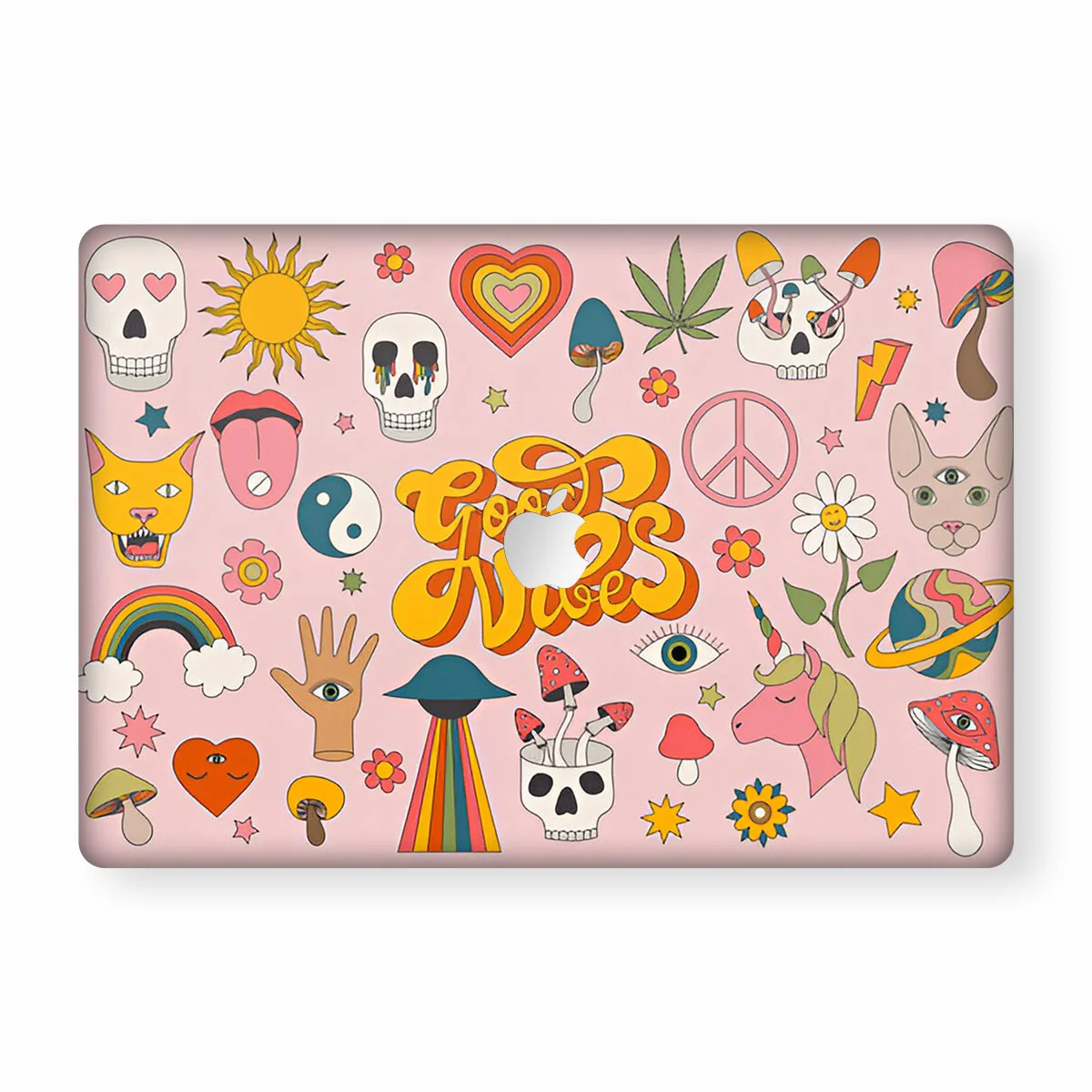 Good Vibes Macbook Skin