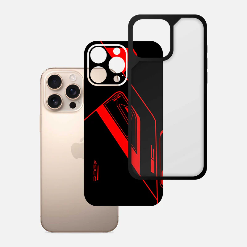 Cyber Rog Red Bumper Mobile Cover - Image 3