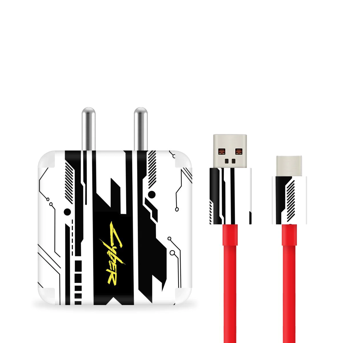Cyber White Charger Skin - Image 2