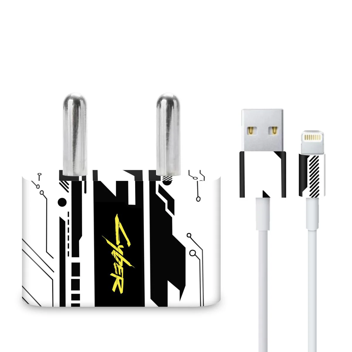 Cyber White Charger Skin - Image 3
