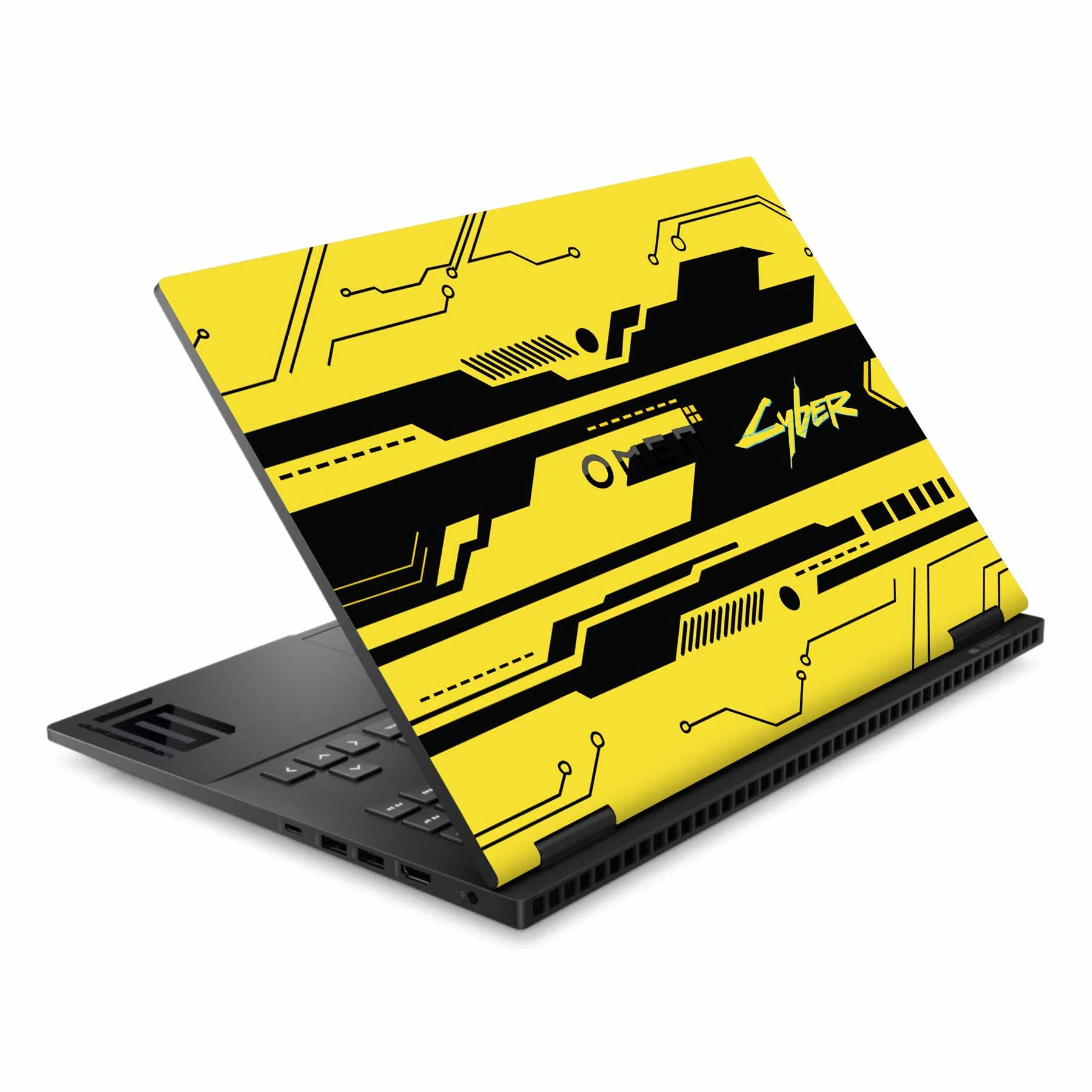 Cyber Yellow HP Omen 16 Laptop Skin