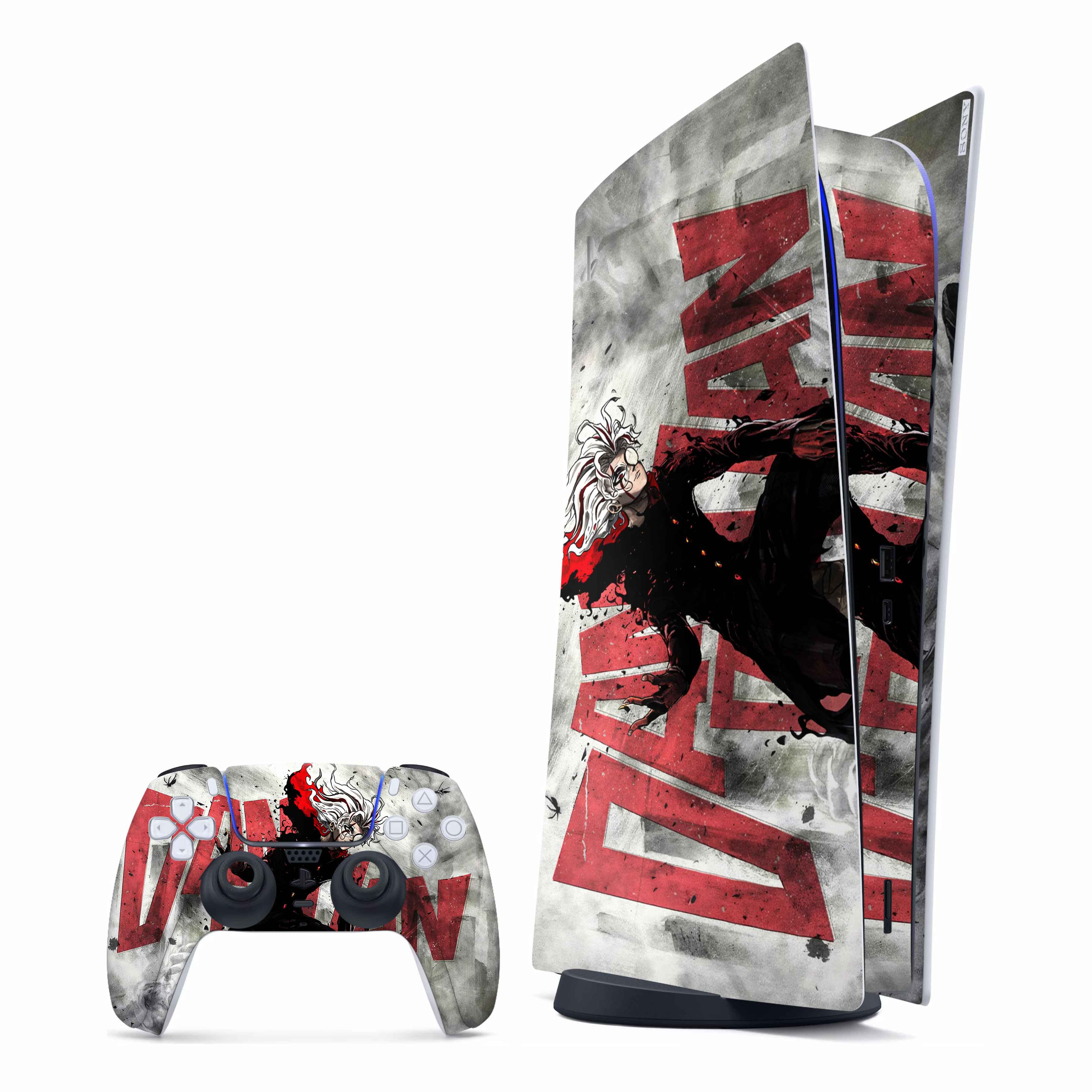 Dandadan Grey Playstation Skin