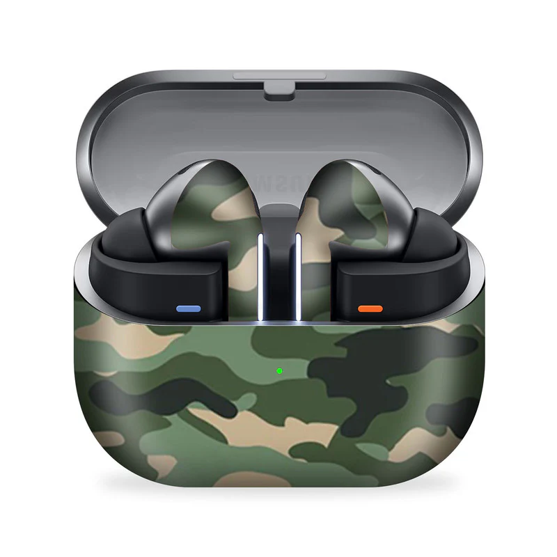 Dark Green Camo Samsung Galaxy Buds 3 Pro Skin