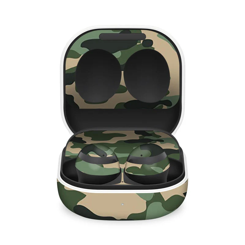 Dark Green Camo Skin For Samsung Galaxy Buds 2