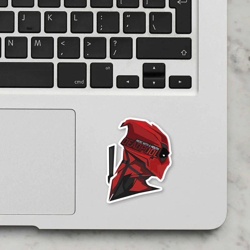 Dead in pool Laptop Sticker - Image 2