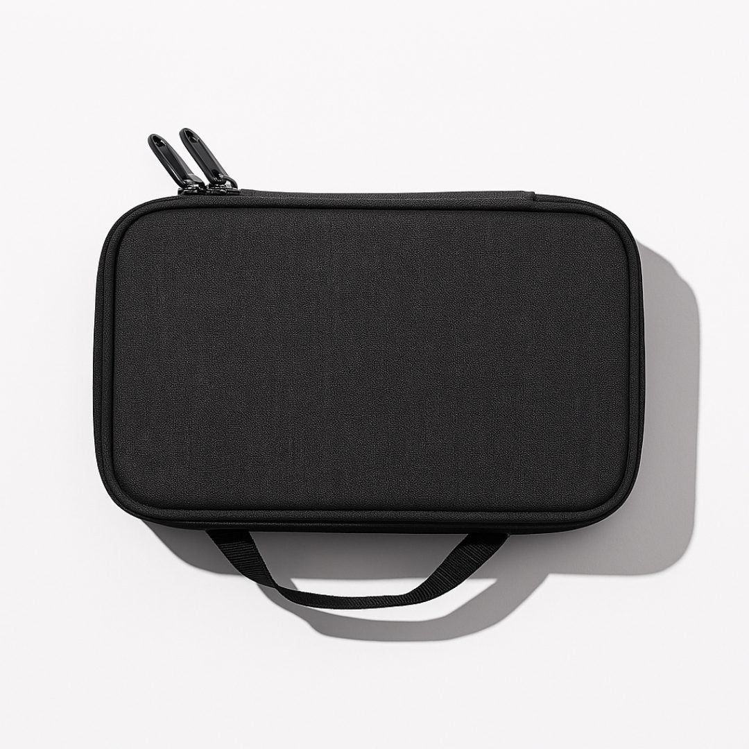 Denim Organizer Large Case for Electronics Accessories - Charger/Hard Drive/USB Cables/Power Bank/Earphones & More - Image 8