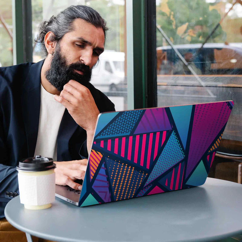 Triangle Art 1 Laptop Skins - Image 2