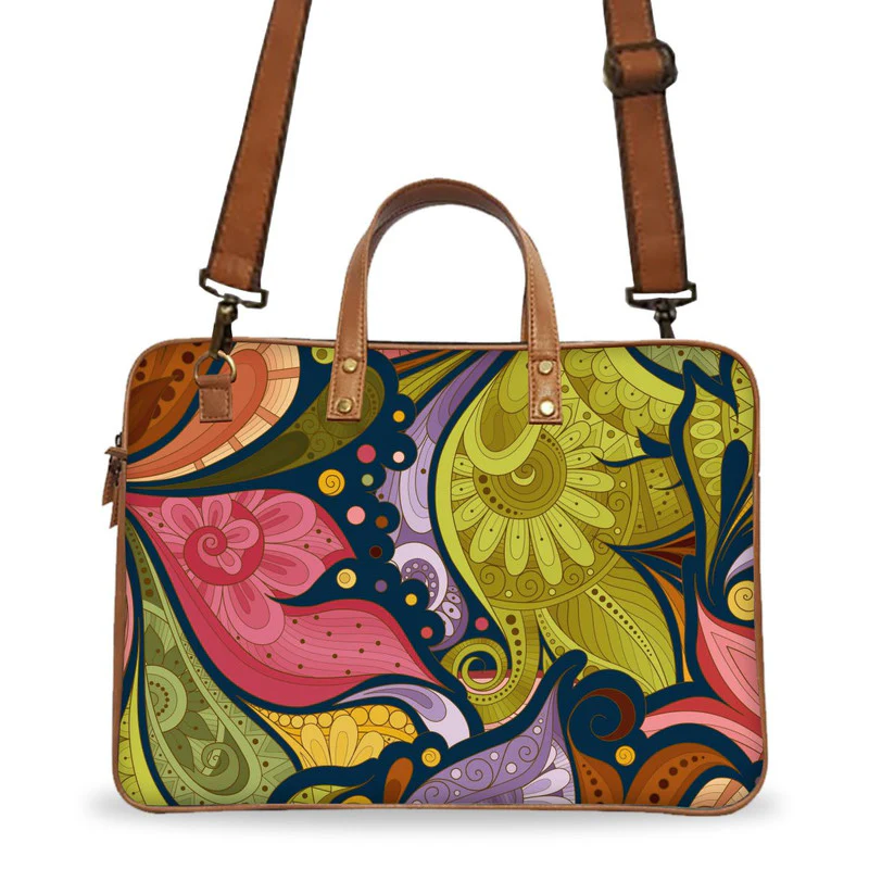 Floral Art  4 Deluxe Laptop Bag