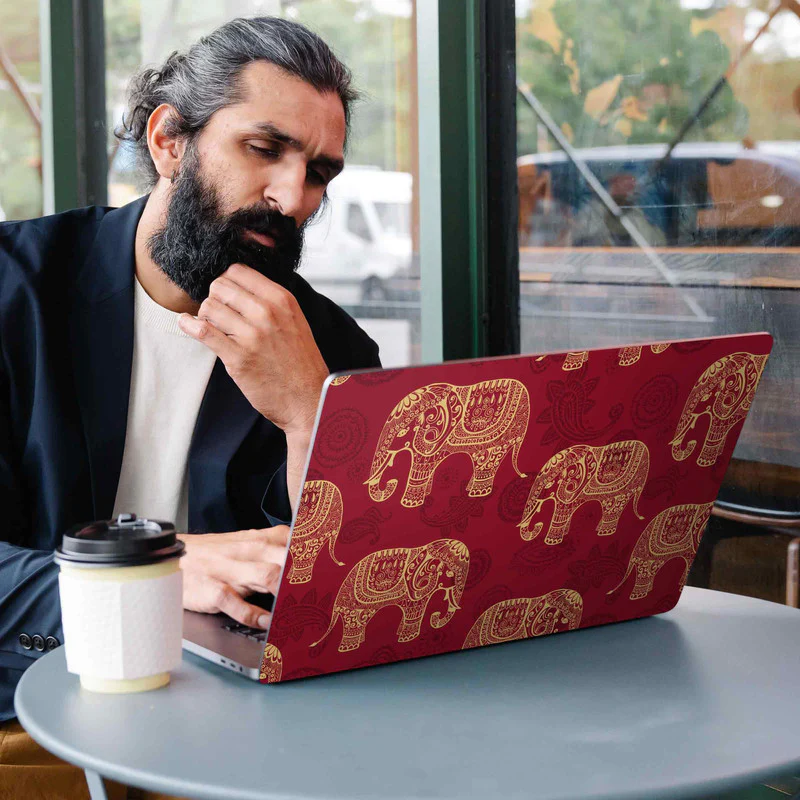 Elephant Art 2 Laptop Skins - Image 2