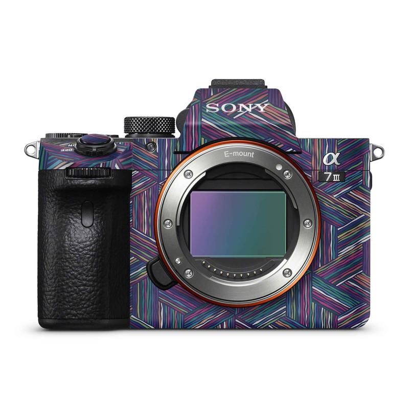 Line Dark Pattern Camera Skins