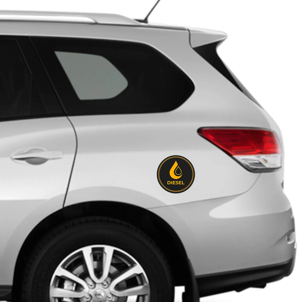 Diesel #6 Car Fuel Tank Decal