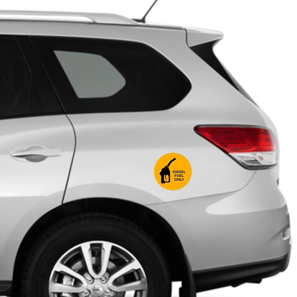 Diesel #7 Car Fuel Tank Decal