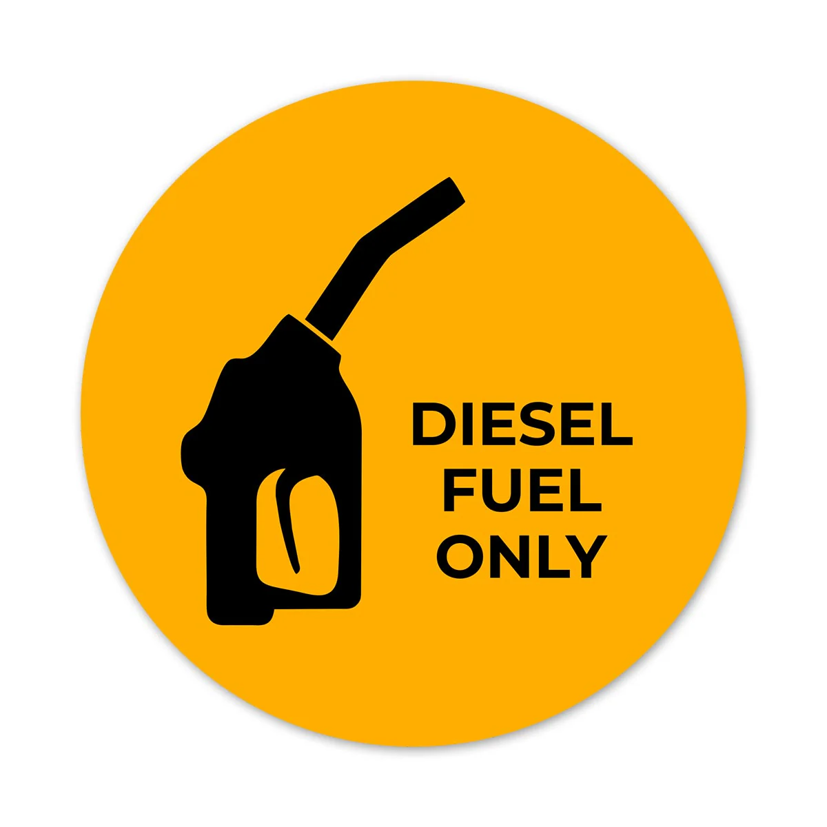 Diesel #7 Car Fuel Tank Decal - Image 2