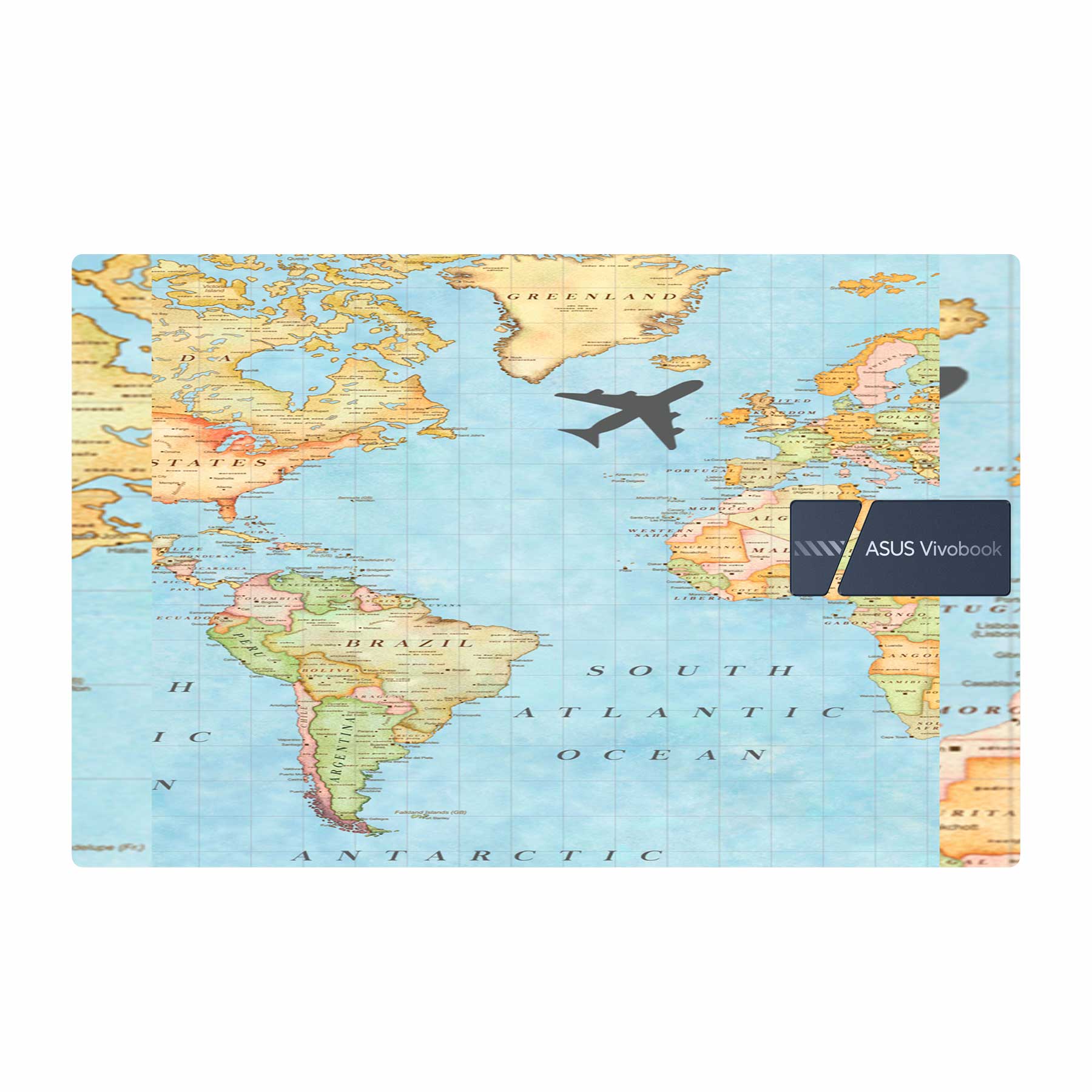 World Map Asus Vivobook 15 X1504ZA X1502ZA Laptop Skin