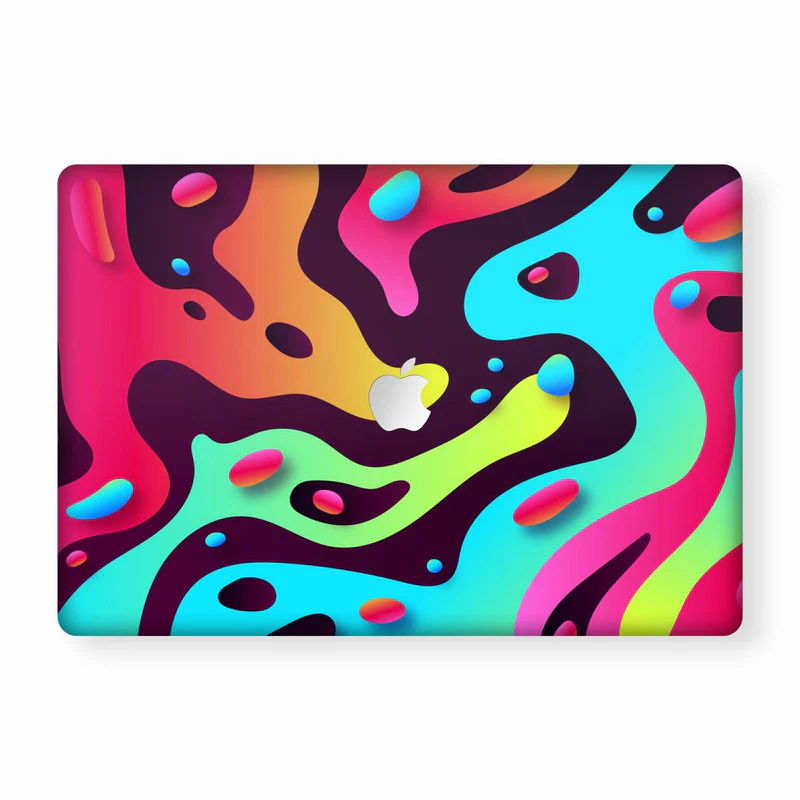 Dimensional Liquid Macbook Skin