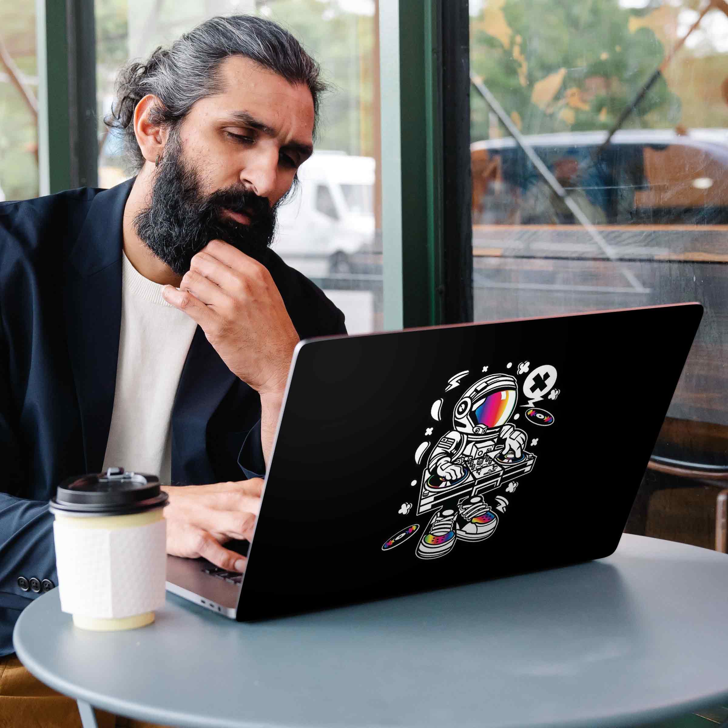 DJ In Space Laptop Skins - Image 2