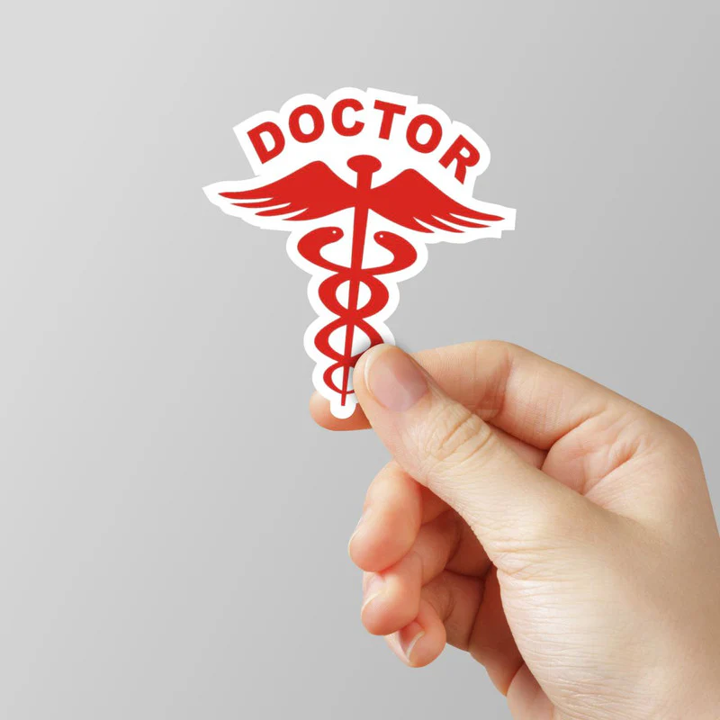 Doctor Logo Laptop Sticker