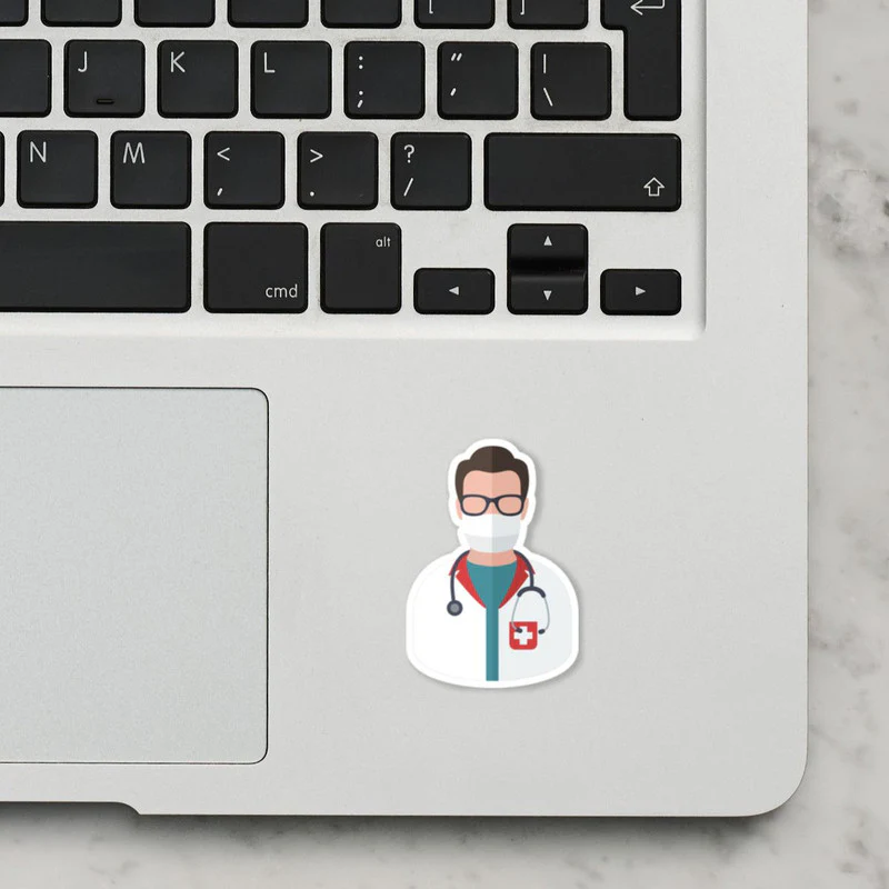 Frontine Laptop Sticker - Image 2