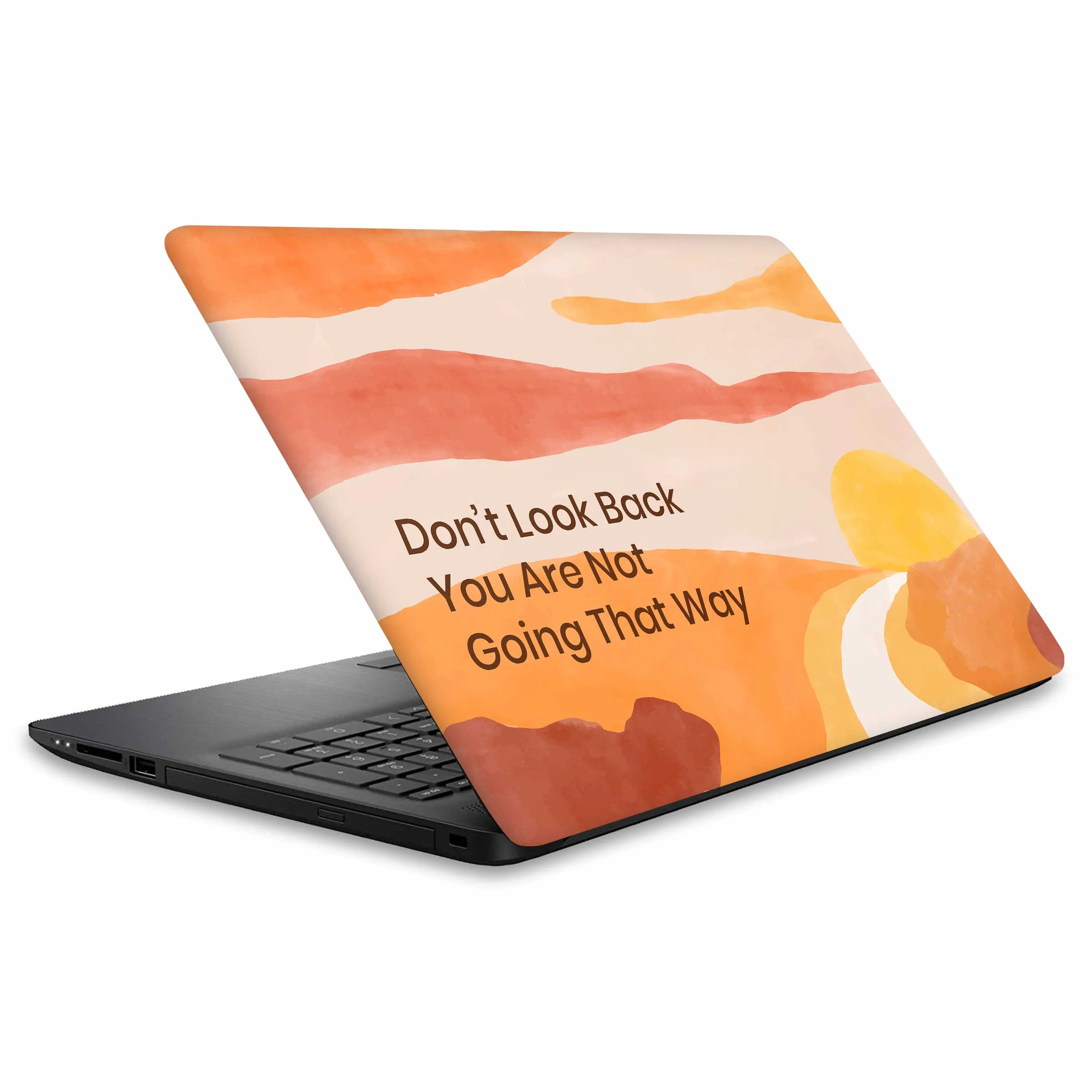 Don't Look Back Laptop Skin