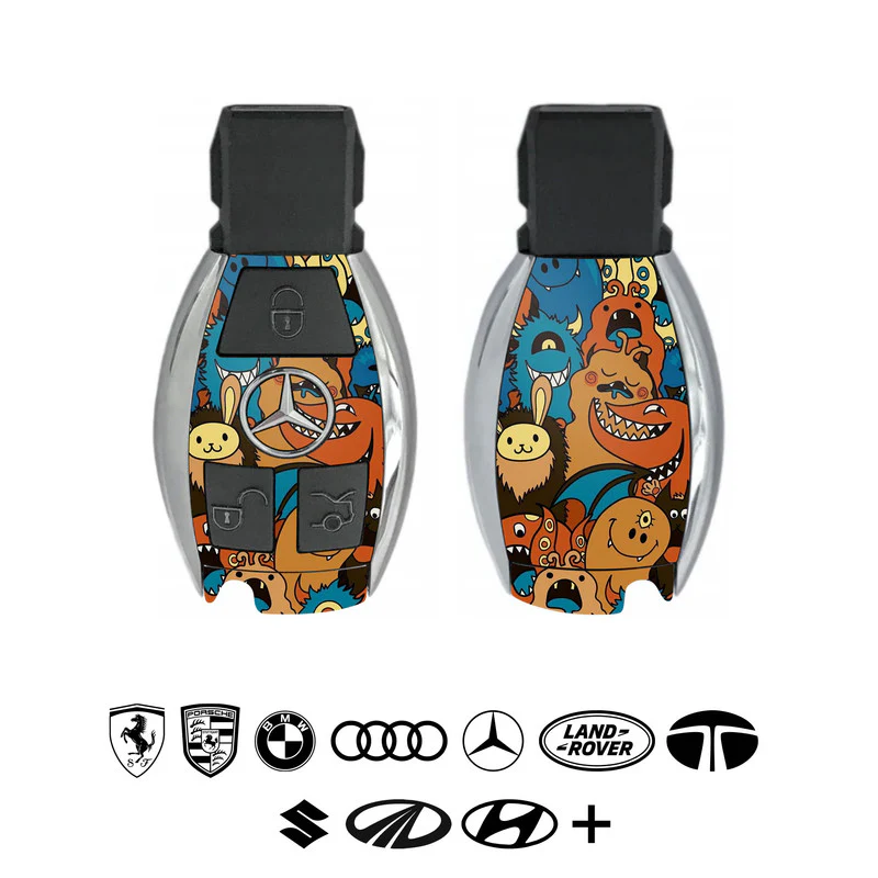 Doodle Art Car Key Skins - Image 2