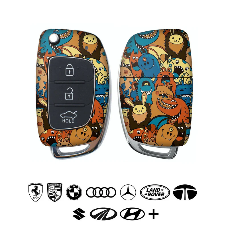 Doodle Art Car Key Skins - Image 3