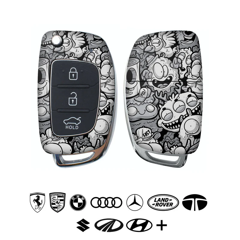 Doodle Monster Car Key Skins