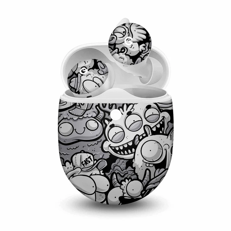 Doodle Monster Skin For Pixel Buds A-Series