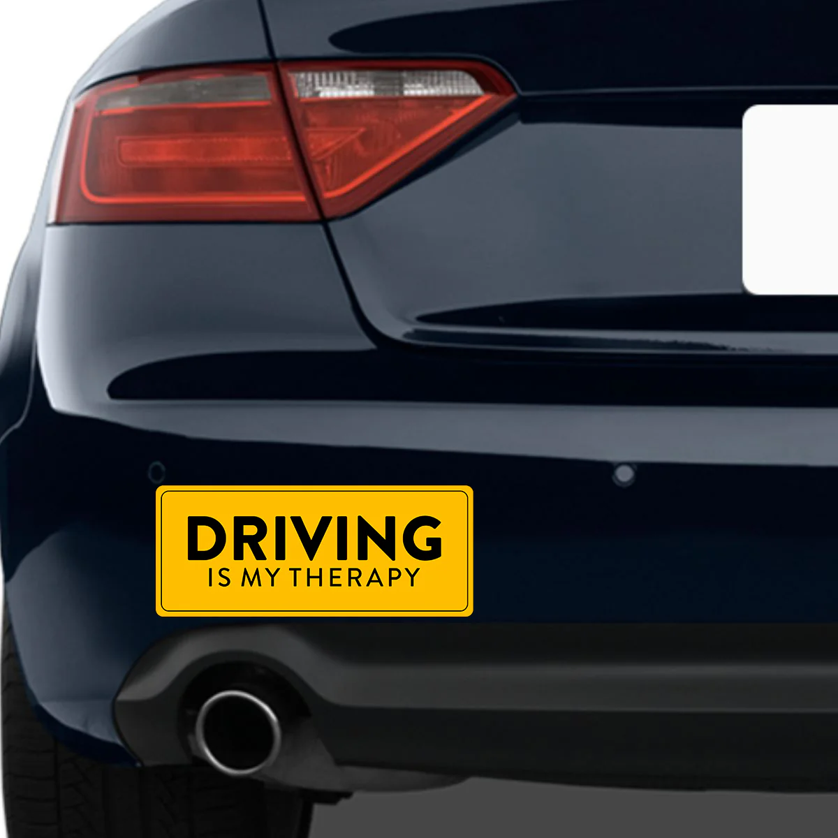 Driving is my therapy Bumper Sticker - Image 2
