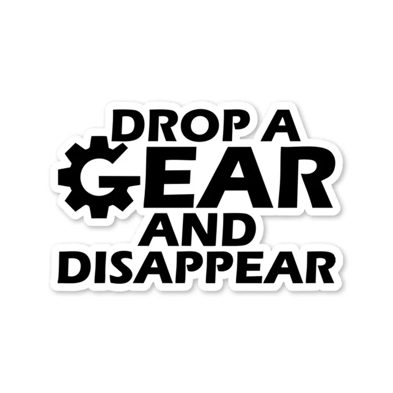 Drop A Gear Bike Fuel Tank Decal - Image 2