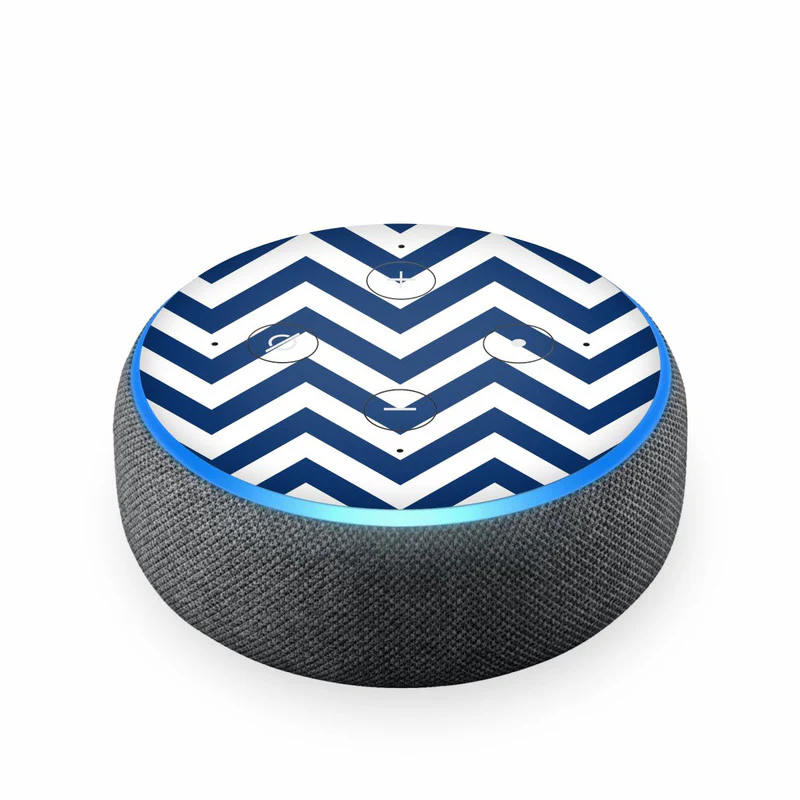 Blue Stripes Skin For Amazon Echodot