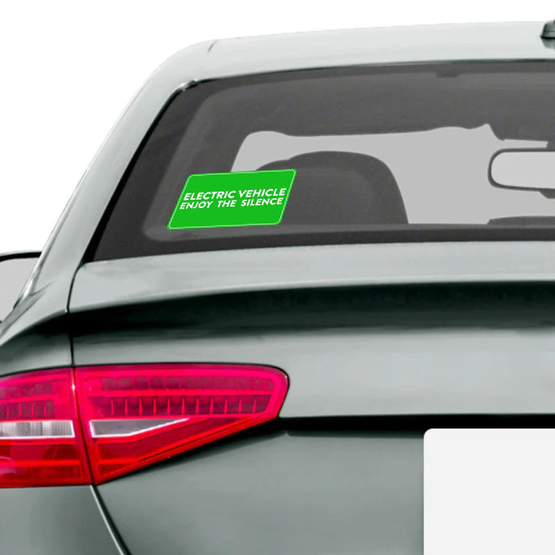 Electric Vehicle Car Sticker - Image 2