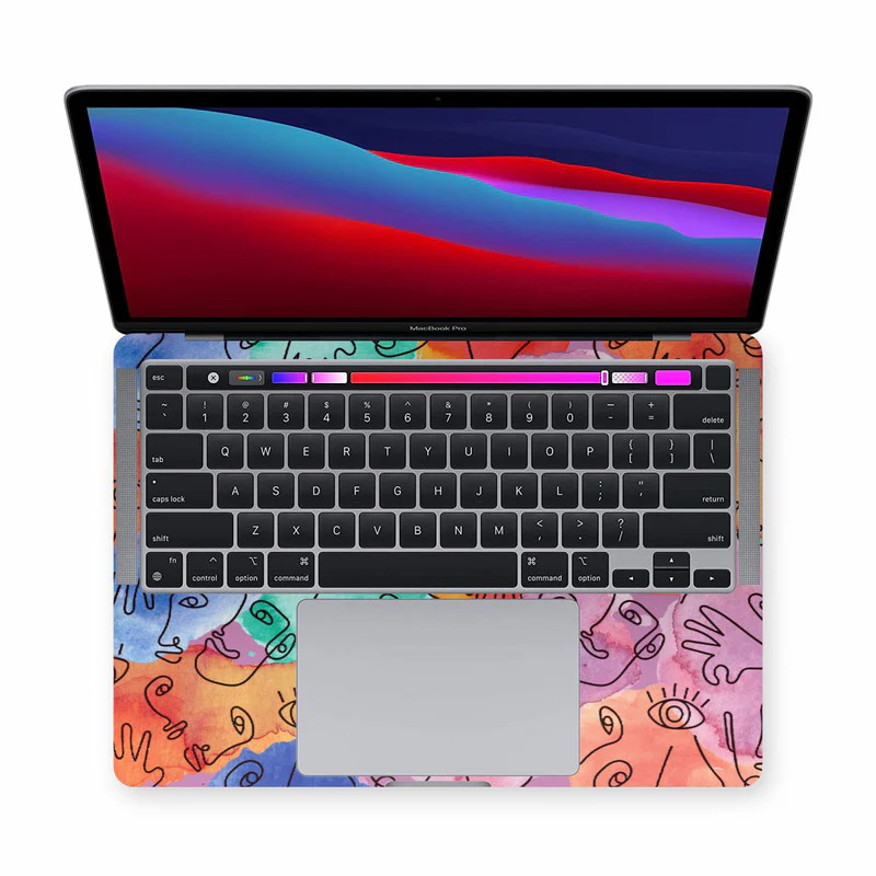 Macbook Elegant Lines Laptop Skins - Image 2