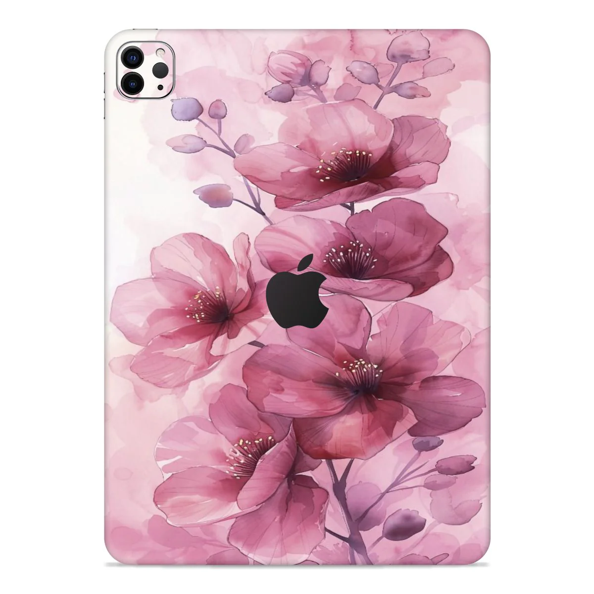 Ethereal Purple Floral iPad Skin