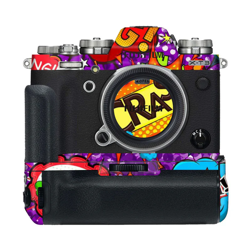 Exclaim Violet Abstract Camera Skins - Image 4