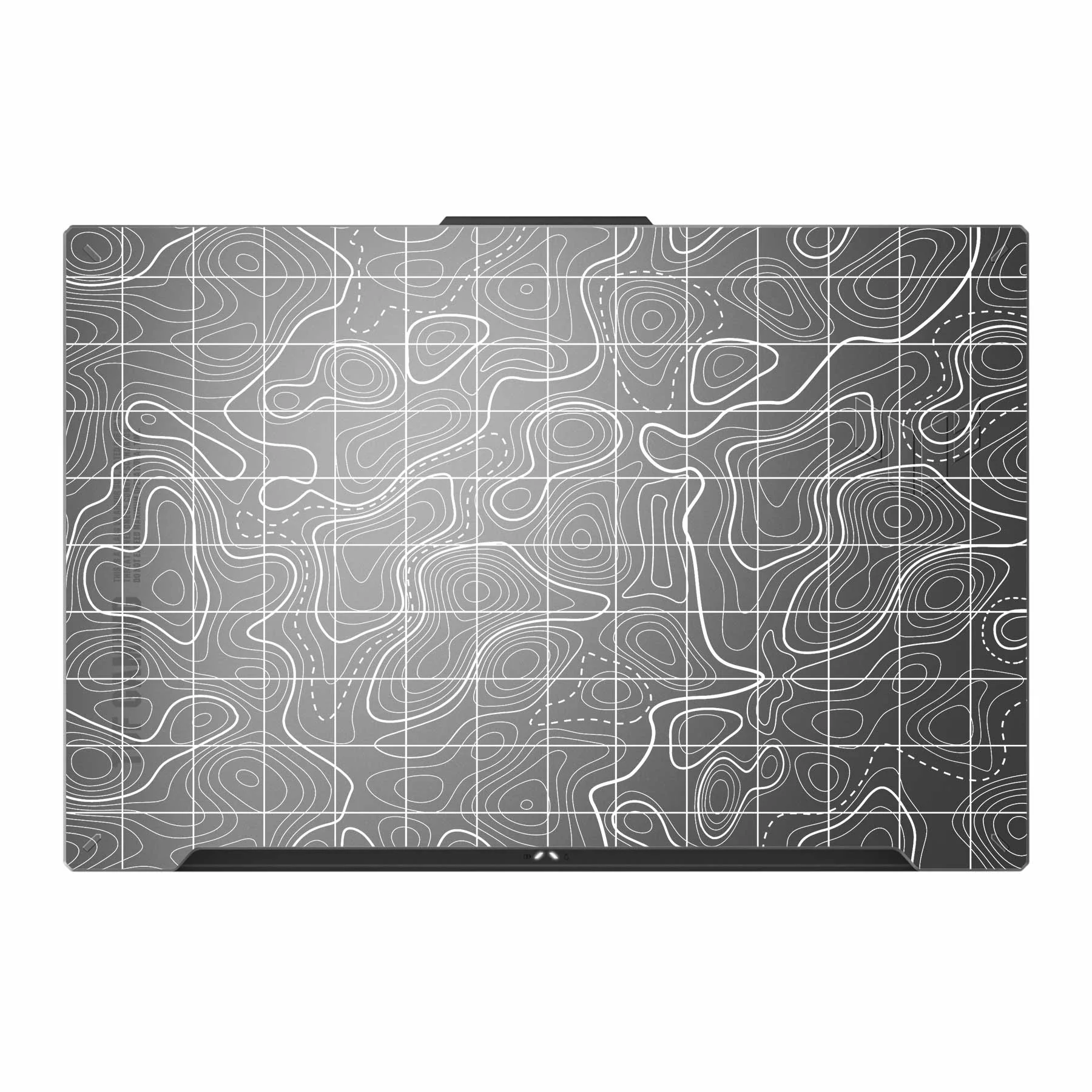 Exclusive Topography Transparent 3M Laptop Skin