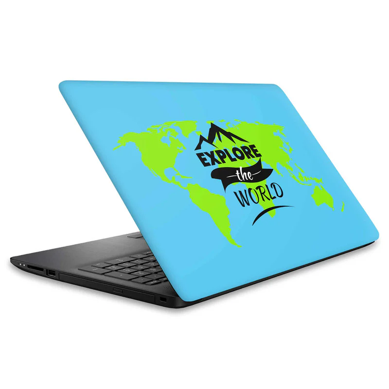 Explore The World Laptop Skin