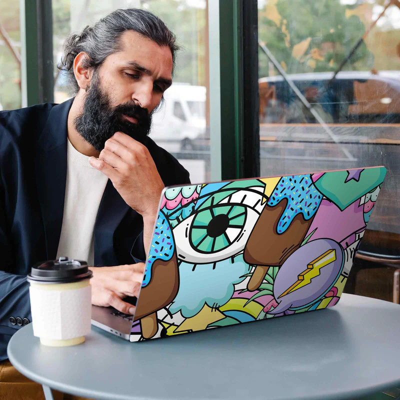 Eyece Cream Laptop Skins - Image 2