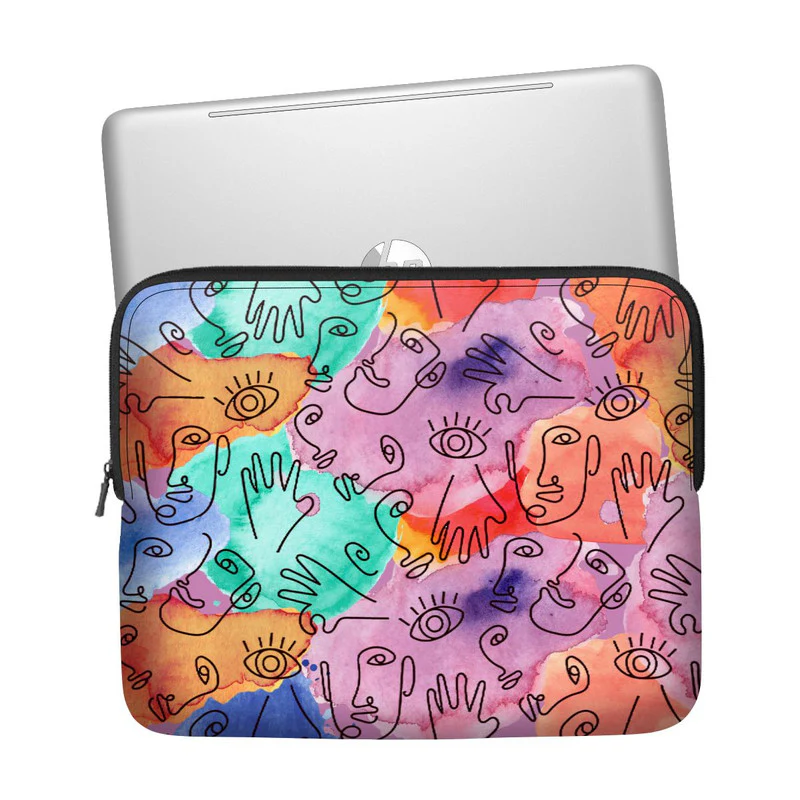 Faces Laptop Sleeve