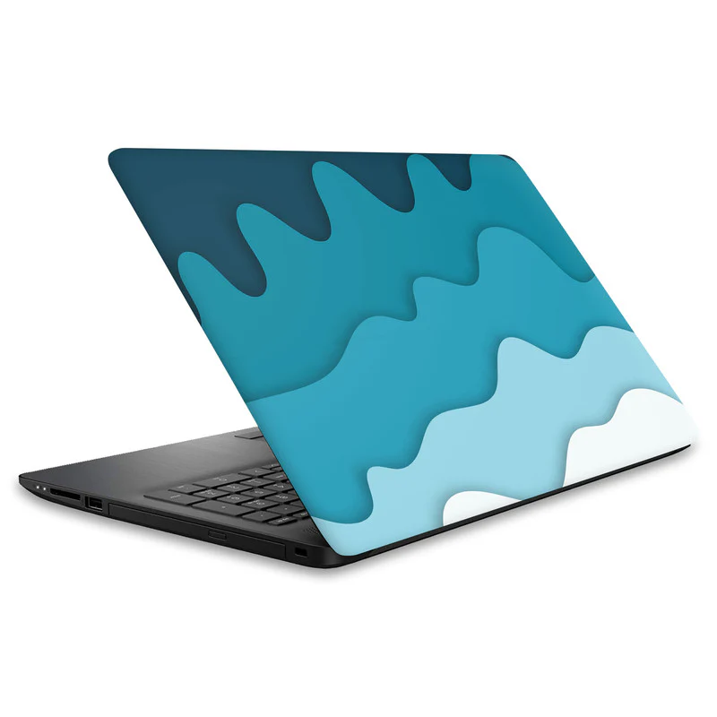 Falling Waves 1 Laptop Skin - Image 2